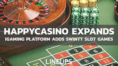 New HappyCasino Partnership Adds Swintt Online Slot Machines