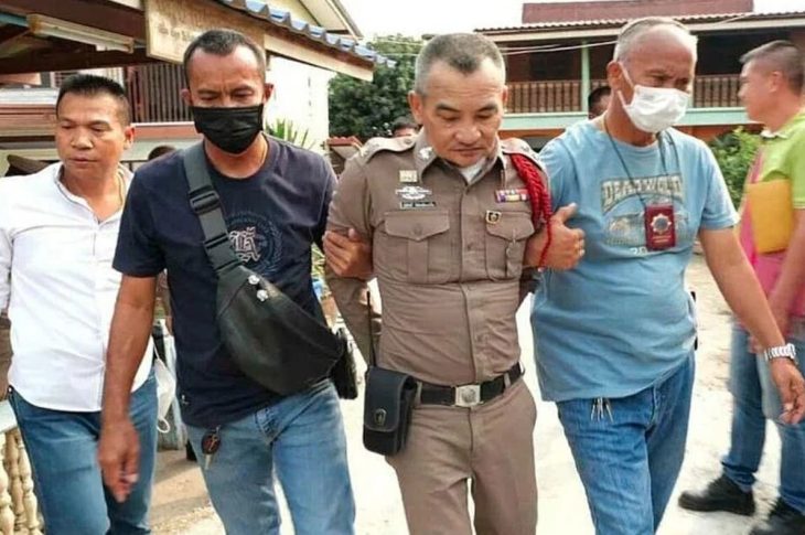Thailand Fake Cop Busted After Stealing From Locals to Gamble