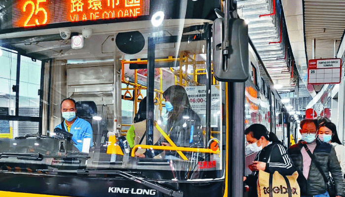 Macau Drops Mask Mandate for Public Buses