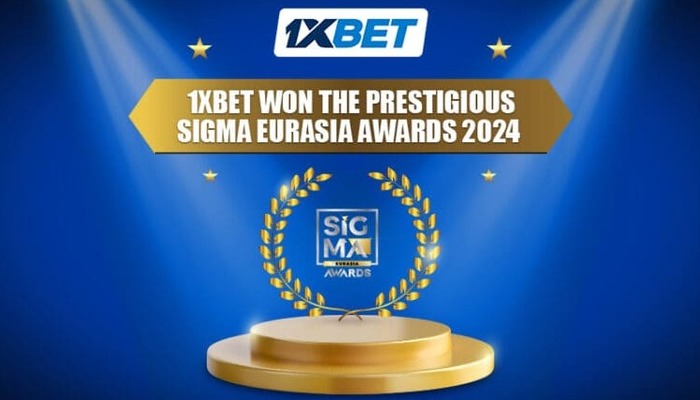 1xBet won Best Mobile Casino Experience at the SiGMA Eurasia Awards 2024