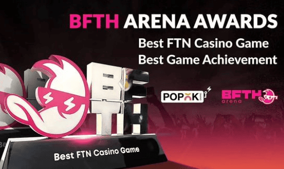Online casino content developer PopOk Gaming wins two awards at 2024 BFTH Arena Awards