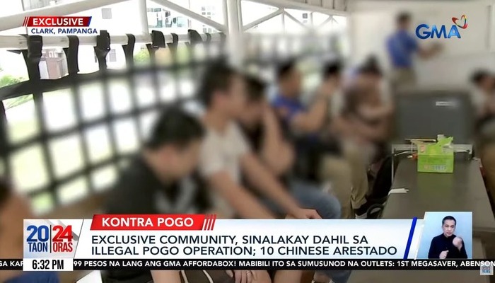 Authorities Arrest 10 Chinese for Illegal POGO in Clark, Pampanga