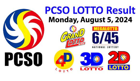 LOTTO RESULTS AUG 5