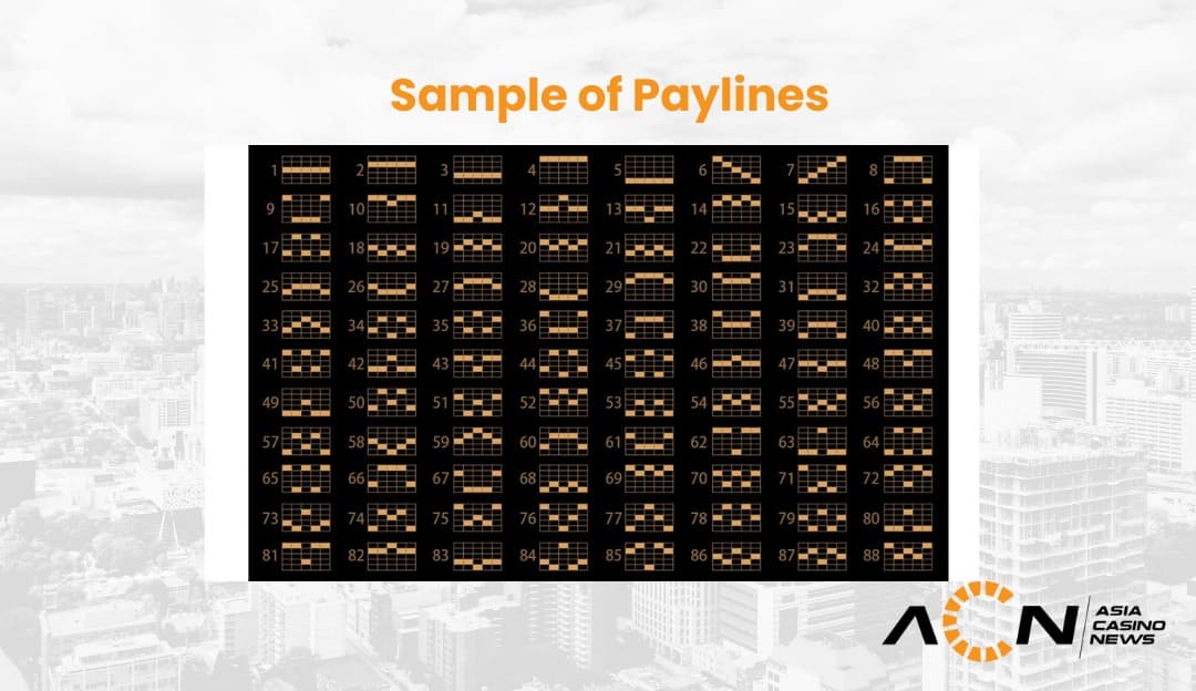 Sample of Paylines